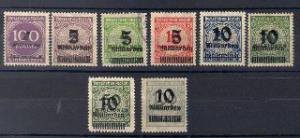 timbre germania veche,  blocuri,  plicuri