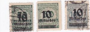 timbre germania veche,  blocuri,  plicuri