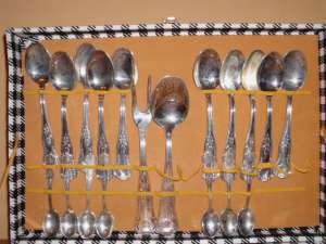 set  tacamuri din argint 800 ITALY
