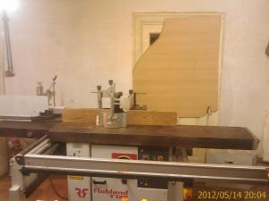 FREZA ROBLAND T120TP  CU MASA MOBILA BINALE  TERMOPANE LEMN MASIV