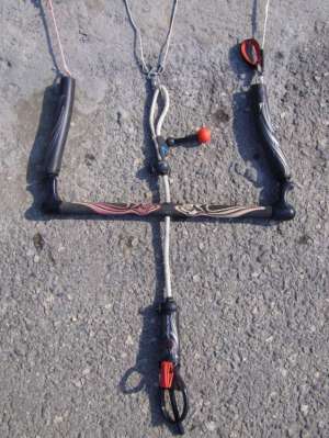Vand Kite C Slingshot Fuel 15 M + bara de control + seat harness
