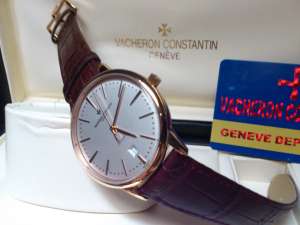 VACHERON CONSTANTIN ROSE GOLD PATRIMONY AUTOMATIC SWISS REPLIC.7750 valjoux