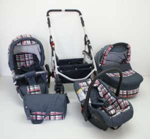 vand carucior 3 in 1 impecabil,  aproape nou