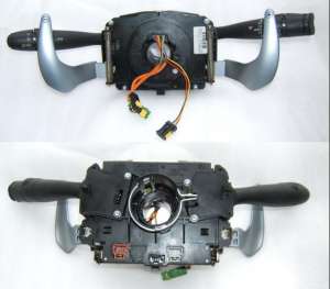 Citroen C2 spirala airbag ,  bloc lumini semnalizari cu  padele DSG  . Model  2004-2011 .