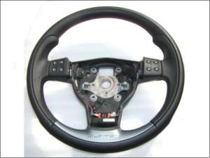 Volan SEAT CUPRA piele si comenzi cusatura cu ROSU model 2006-2009 NOU  !!!
