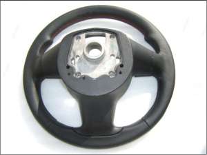 Volan SEAT CUPRA piele si comenzi cusatura cu ROSU model 2006-2009 NOU  !!!