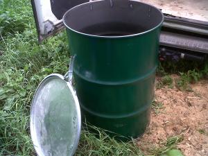 butoi 200 L metal nou 45 lei