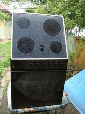 Cuptor electric cu plita electrica vitroceramica second hand AEG. GARANTIE 1 AN