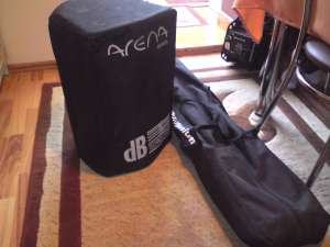 4 BOXE db Arena 10"   300 w RMS + huse + stativi !!!