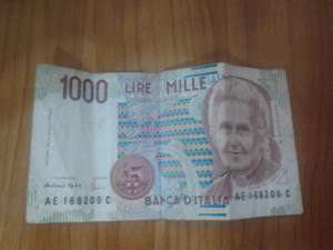 1000 lire italienesti