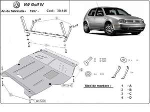 Scut auto metalic Vw Golf 4