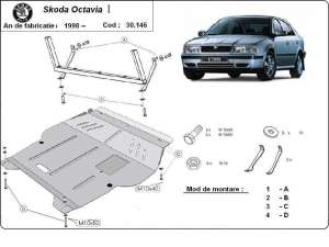 Scut auto din metal Skoda Octavia I