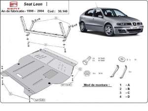 Scut auto metalic Seat Leon 1998-2004