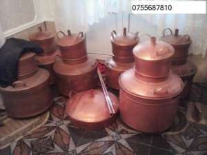 vindem cazane de tuica din cupru alimentar 100%