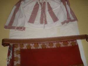 Costum Popular Vechi Muntenesc an 1890