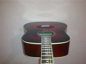 vand pachet chitara electrica c.giant model stratocaster+Chitara acustica Aria awn15