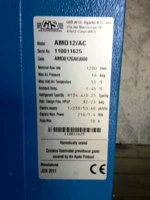 Compresor Atlas Copco model GA7