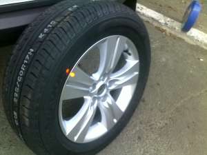 VIND 4 ANVELOPE DE VARA 225/60/17 RULATE 500 KM  300 LEI BUCATA