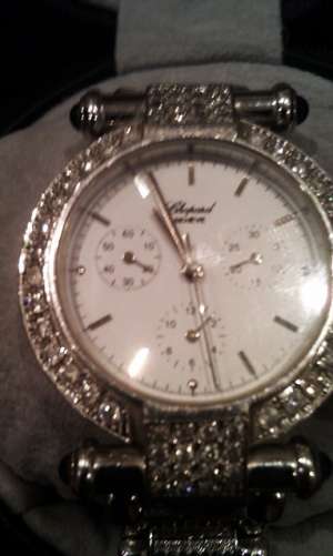 CEAS CHOPARD IMPERIALE DIN AUR CU 340 DIAMANTE + 7 SAFIRE - MODEL DEOSEBIT !!!