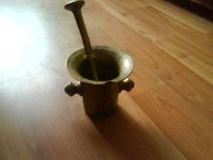 vand Mojar cu pistil de bronz vechi