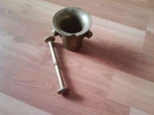 vand Mojar cu pistil de bronz vechi
