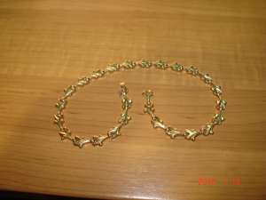 Colier de dama aur galben 42 cm 18k