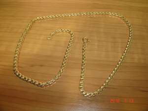 Colier aur galben 56.5 cm 18k