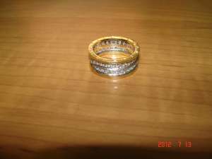 Inel Bvlgari cu pietre 14k