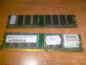 Memorii RAM DDR 512 Mb 2 buc.