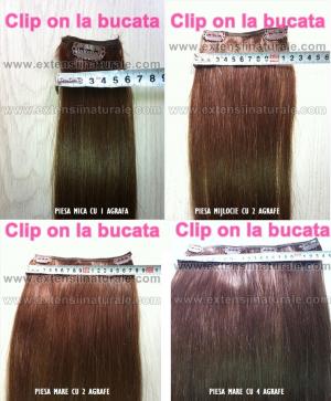 Extensii din par natural cu cheratina 2 ron buc