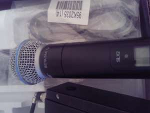 VIND SHURE SLX 24 BETA 58A NOU DIN AMERICA CU TOATE ACCESORIILE