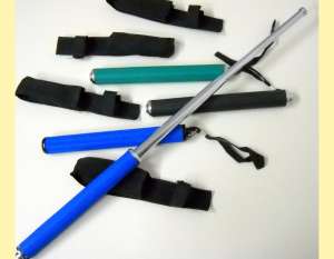 baston telescopic autoaparare rezistent maner lung husa maner