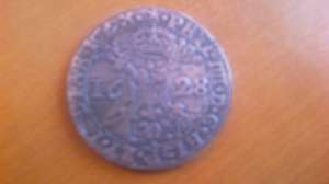 vand moneda spaniola din anul 1628 din argint