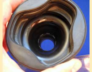 burduf cap planetara din cauciuc ambele capete negru ford ka
