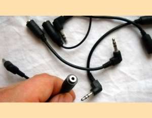 cablu jack 3 contacte stereo 10cm adaptor tata 3.5 to 2.5 ma