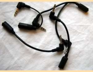 cablu jack 3 contacte stereo 10cm adaptor tata 3.5 to 2.5 ma