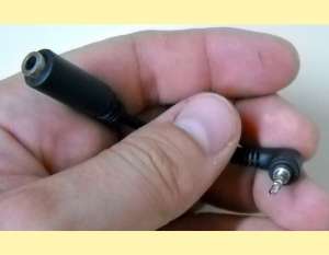 cablu adaptor mufa jack si de curent la cele doua capete