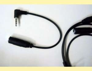 cablu jack adaptor 2.5 tata la 3.5 mama cu 4 contacte patru