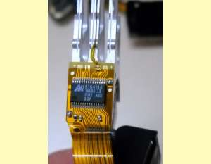 capete de citire magnetica hard disk bobina circuit electric