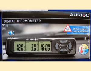 ceas de temperatura cu doi senzori termometru digital