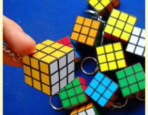 breloc cub rubik concentrare cubul culori 3x3x3 inteligenta
