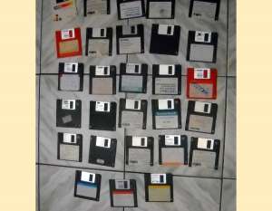 dischete de calculator 31 bucati floppy disk 1.44 mb lot