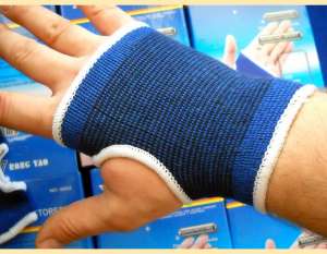 fasa elastica pt mana material textil albastru protectie