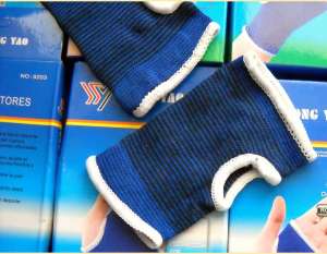 fasa elastica pt mana material textil albastru protectie