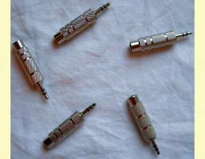 mufa jack microfon metalica mama 6, 5mm - tata 3, 5mm stereo