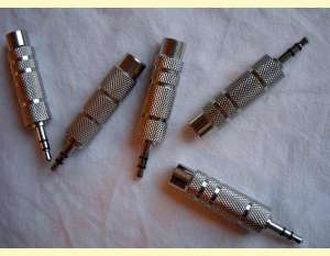 mufa jack microfon metalica mama 6, 5mm - tata 3, 5mm stereo