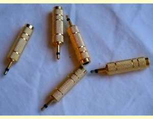 mufa jack microfon aurita mama 6, 5mm - tata 3, 5mm mono noua