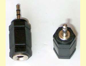 adaptor plastic jack 2.5 la 3.5 mica mare tata la mama