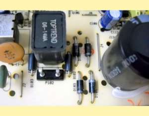 placa de baza de la monitor circuite principala tub cinescopic