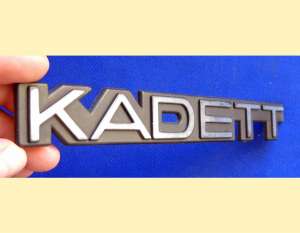 sigla semn opel kadett doar scrisul kadett emblema